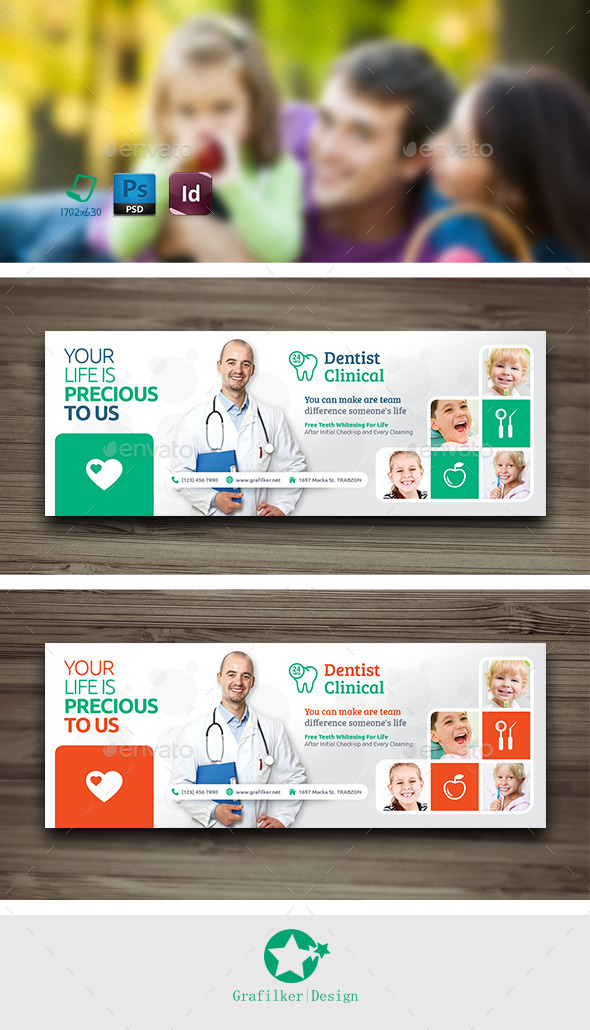 GraphicRiver Dental Cover Templates 10614312 GraphicRiver Dental Cover Templates 10614312