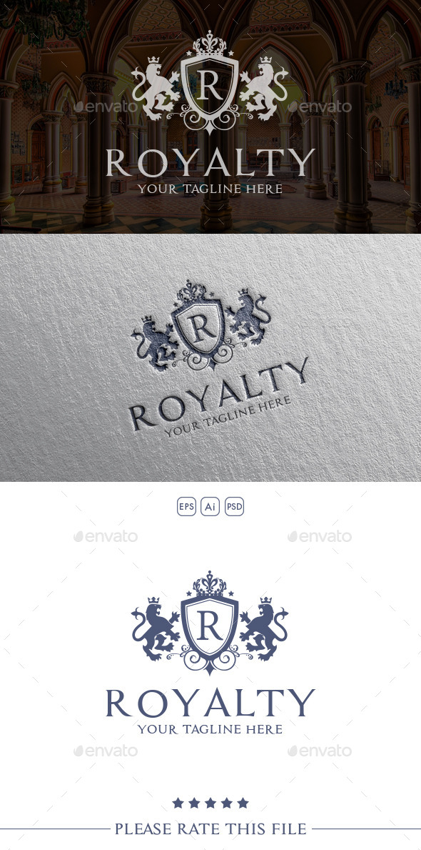 GraphicRiver Royalty Lion Logo 10614329 GraphicRiver Royalty Lion Logo 10614329