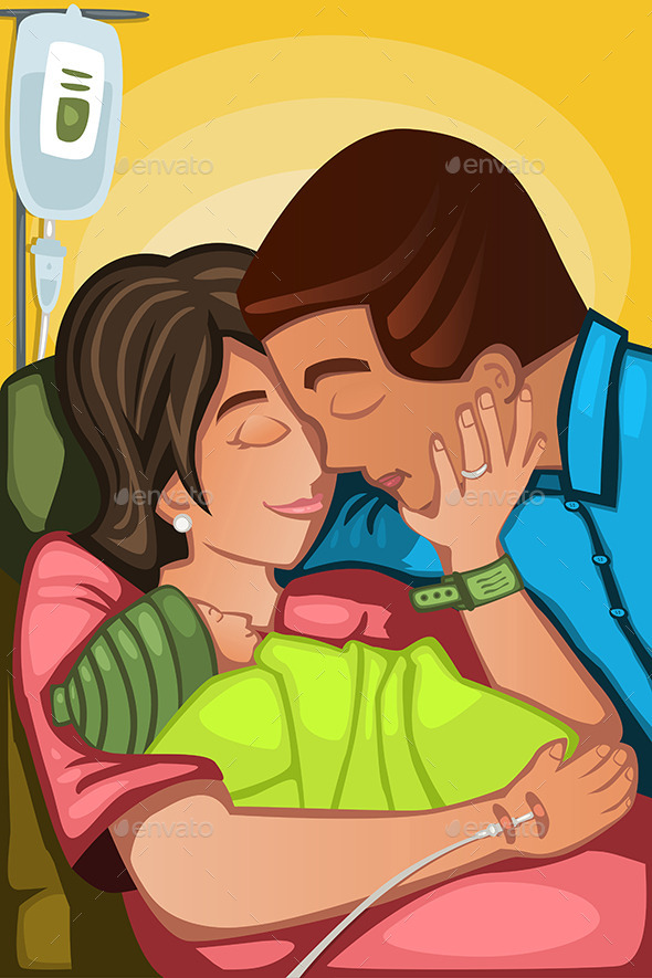 GraphicRiver Couple Having a Newborn Baby 10614556 GraphicRiver Couple Having a Newborn Baby 10614556
