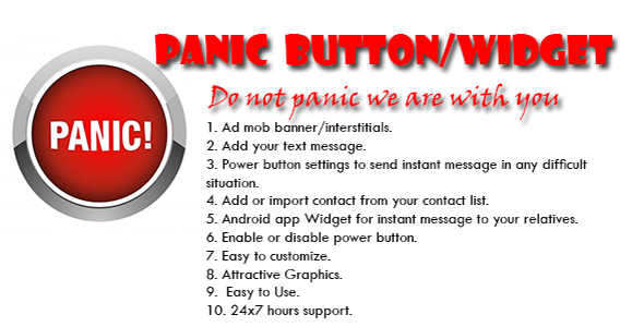 CodeCanyon Panic Android Application And Widget 10616609 CodeCanyon Panic Android Application And Widget 10616609