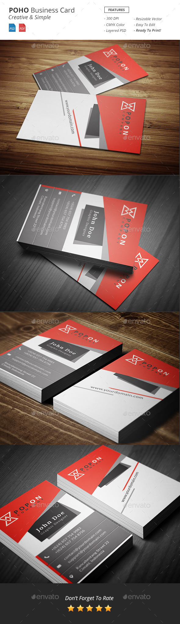 Poho - Bussiness Card Template (Corporate)