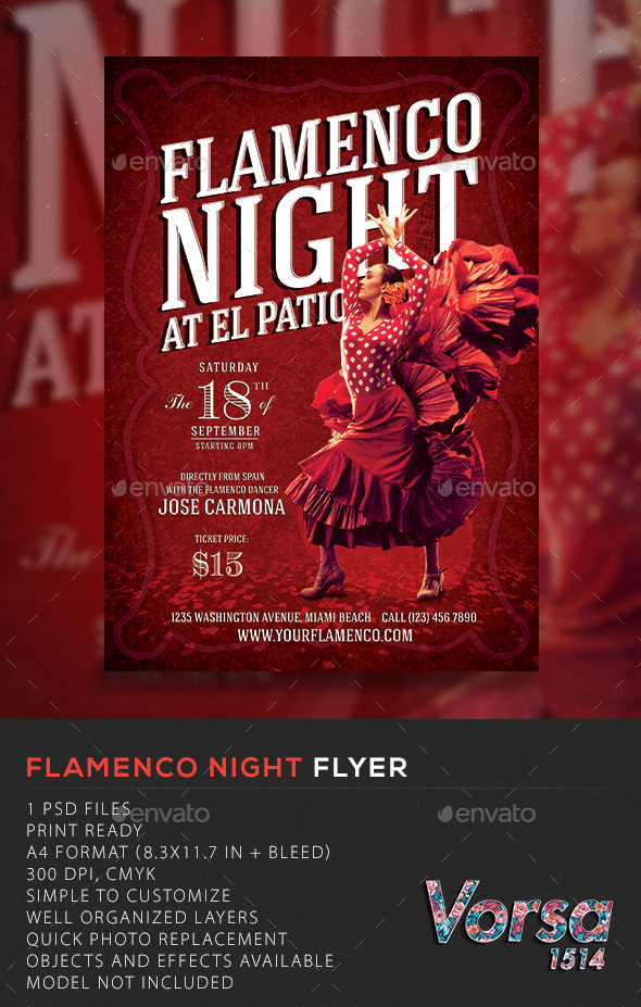 Flamenco Night Flyer (Concerts)