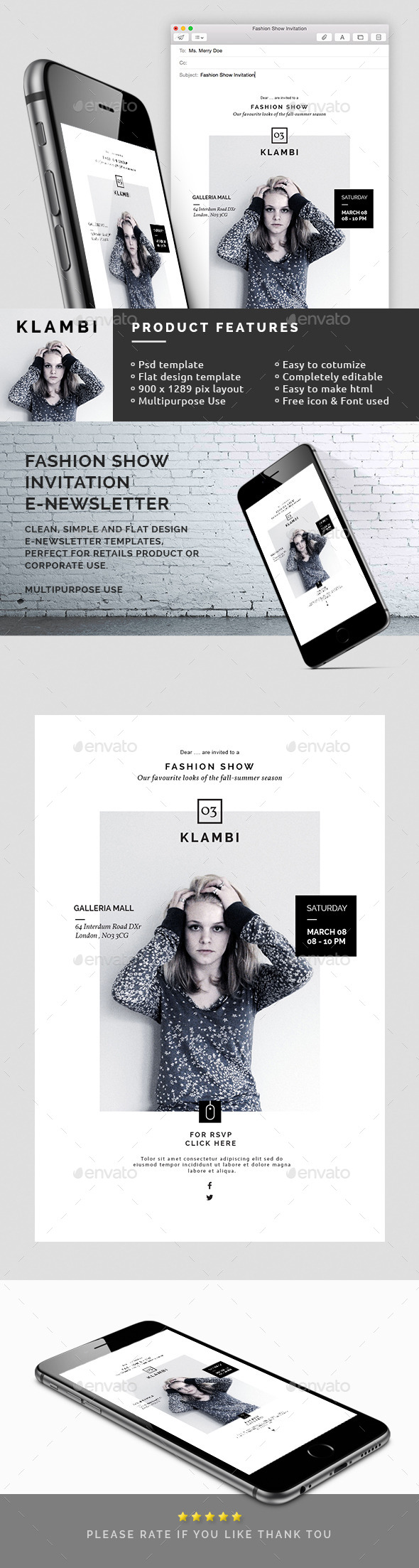 GraphicRiver Fashion Show Invitation Email Newsletter 10618647 GraphicRiver Fashion Show Invitation Email Newsletter 10618647