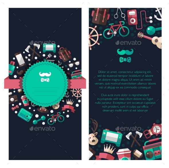 GraphicRiver Hipster Banners 10619042 GraphicRiver Hipster Banners 10619042