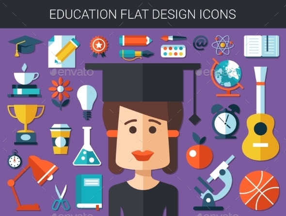 GraphicRiver Education Icons 10619093 GraphicRiver Education Icons 10619093
