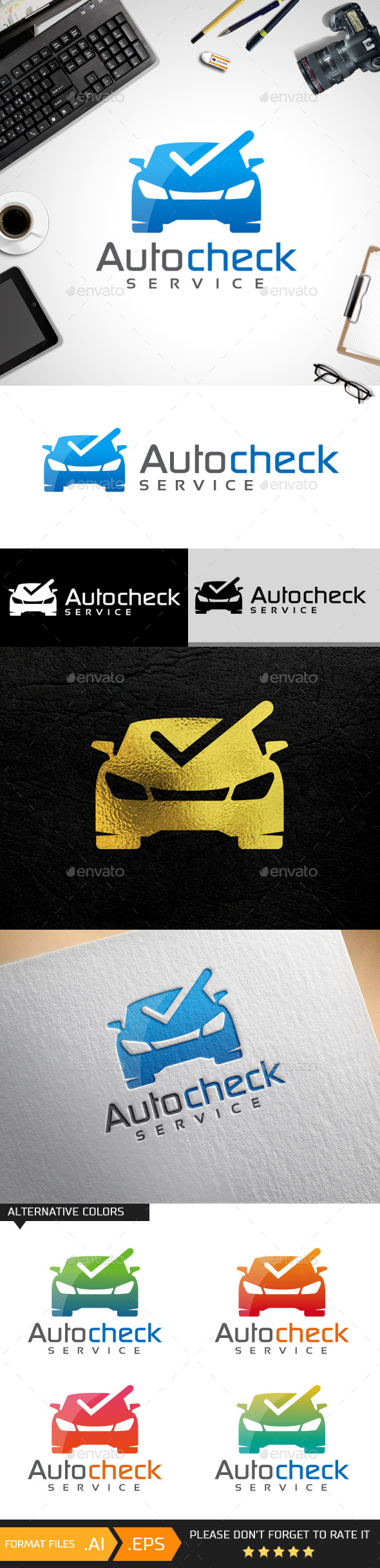 GraphicRiver Auto Check Logo Templates 10619202 GraphicRiver Auto Check Logo Templates 10619202