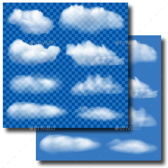 GraphicRiver Set of Transparent Clouds 10619764 GraphicRiver Set of Transparent Clouds 10619764