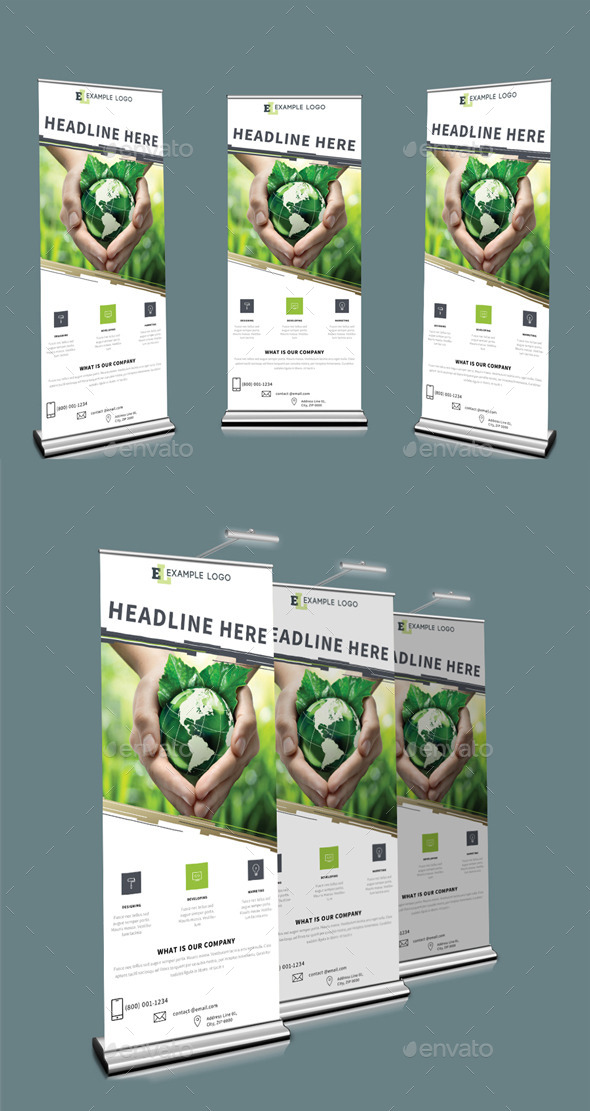 GraphicRiver Multipurpose Roll-Up Banner 10620998 GraphicRiver Multipurpose Roll-Up Banner 10620998