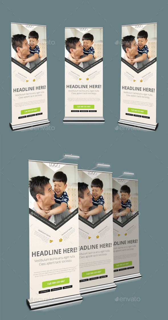 GraphicRiver Multipurpose Roll-Up Banner 10622142 GraphicRiver Multipurpose Roll-Up Banner 10622142
