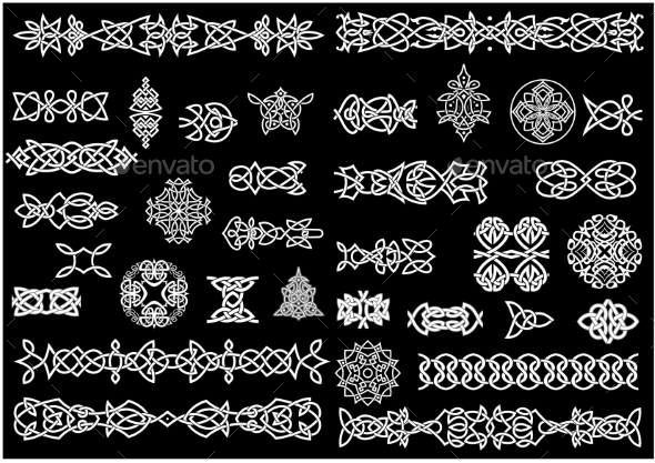 GraphicRiver Celtic Ornaments and Borders 10623116 GraphicRiver Celtic Ornaments and Borders 10623116