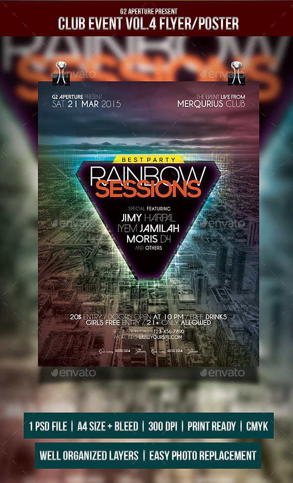 GraphicRiver Club Event Flyer Poster Vol.4 10623594 GraphicRiver Club Event Flyer Poster Vol.4 10623594