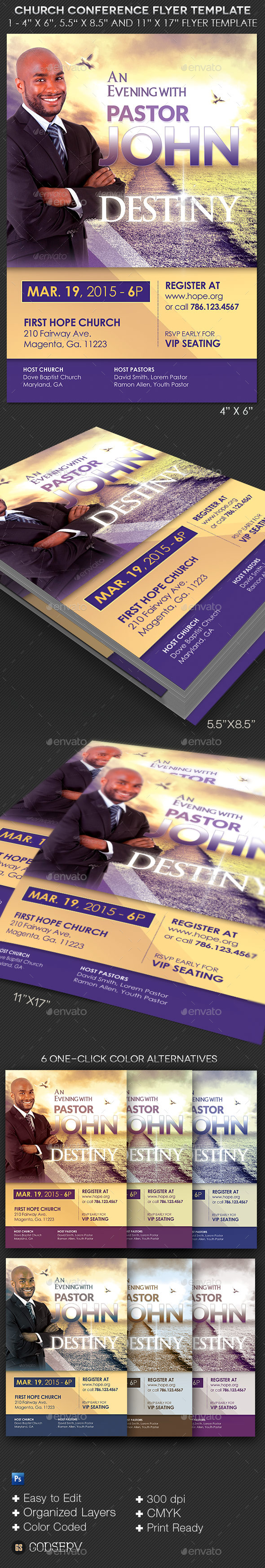 Church Conference Flyer Template 