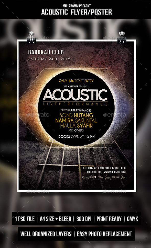 GraphicRiver Acoustic Event Flayer Poster 10624758 GraphicRiver Acoustic Event Flayer Poster 10624758
