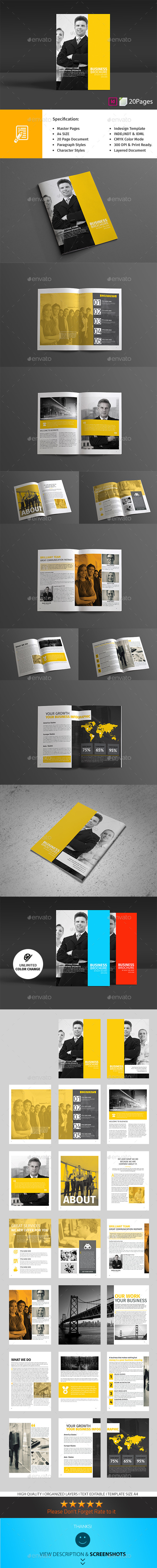 GraphicRiver Business Brochure 20 Pages 10625137 GraphicRiver Business Brochure 20 Pages 10625137