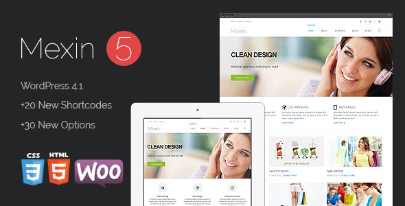 Mexin - Premium Multipurpose Responsive Theme