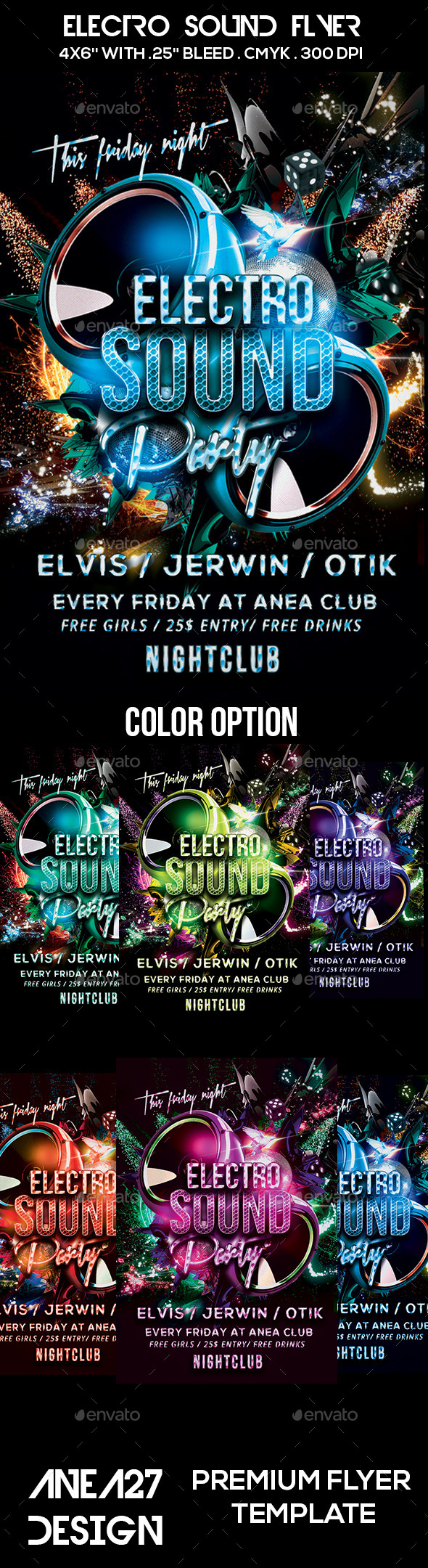 GraphicRiver Electro Sound Flyer 10628180 GraphicRiver Electro Sound Flyer 10628180