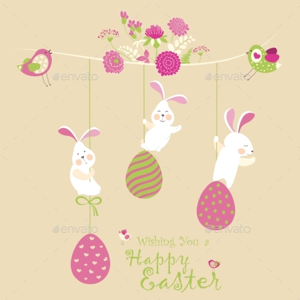 GraphicRiver Easter Bunnies 10628316 GraphicRiver Easter Bunnies 10628316