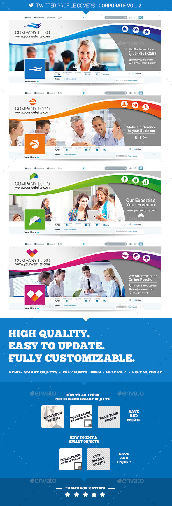 GraphicRiver Twitter Profile Covers Corporate Vol 2 10617120 GraphicRiver Twitter Profile Covers Corporate Vol 2 10617120