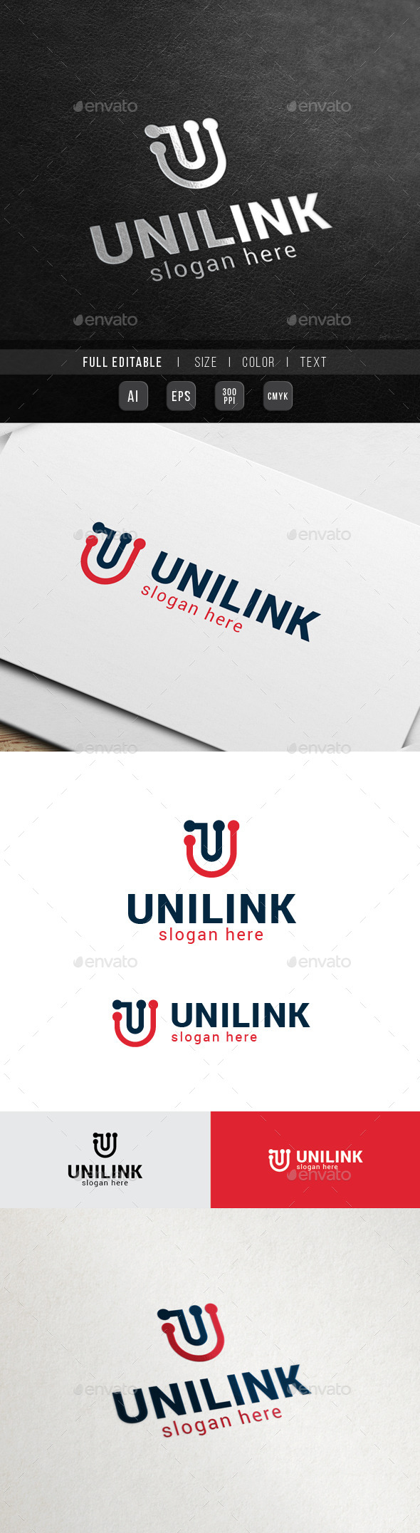 GraphicRiver U Universal Link Network 10628895 GraphicRiver U Universal Link Network 10628895