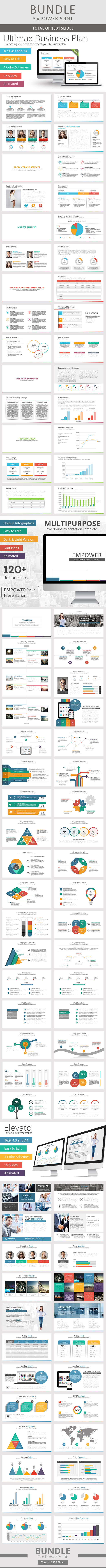 GraphicRiver 3 x Multi-Purpose PowerPoint Bundle 10632111 GraphicRiver 3 x Multi-Purpose PowerPoint Bundle 10632111