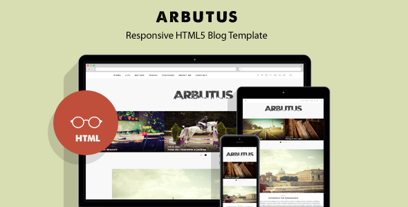 Arbutus - Responsive HTML5 Blog Template