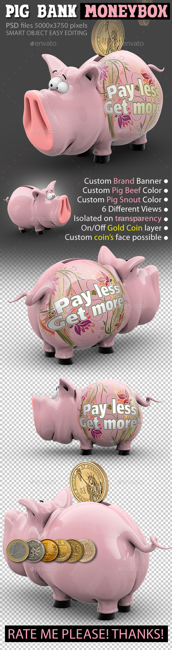GraphicRiver Pig Bank Moneybox Piggy Thrift-Box 10634713 GraphicRiver Pig Bank Moneybox Piggy Thrift-Box 10634713