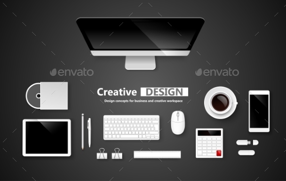 GraphicRiver Creative Design Workspace 10635584 GraphicRiver Creative Design Workspace 10635584