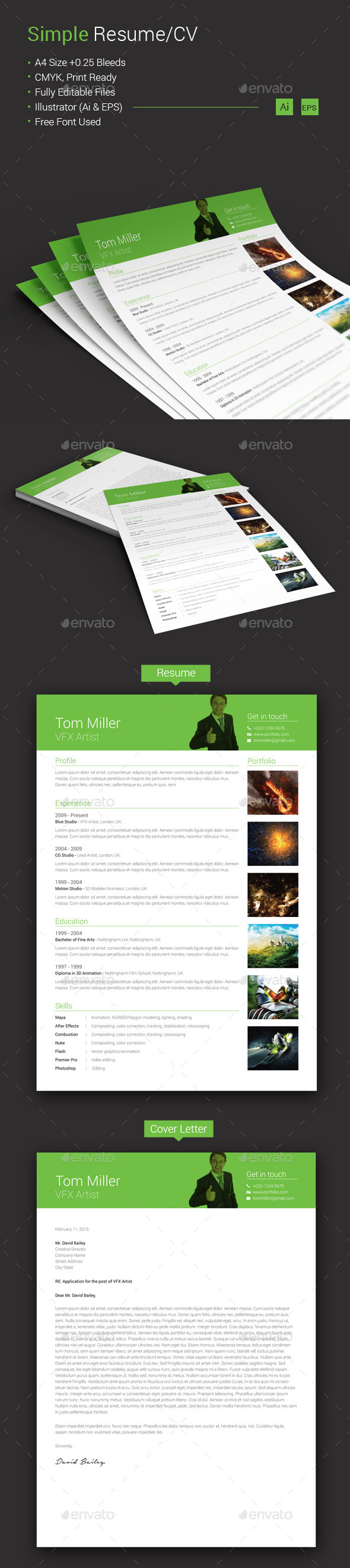 Simple Resume/CV