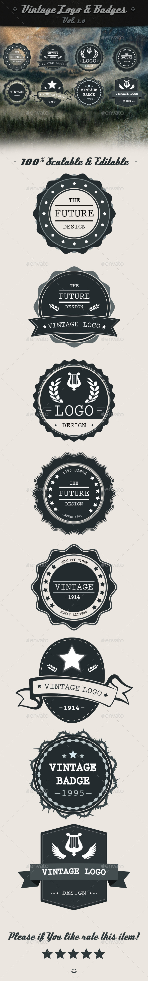 GraphicRiver Vintage Logo & Badges V.1.0 10638755 GraphicRiver Vintage Logo & Badges V.1.0 10638755