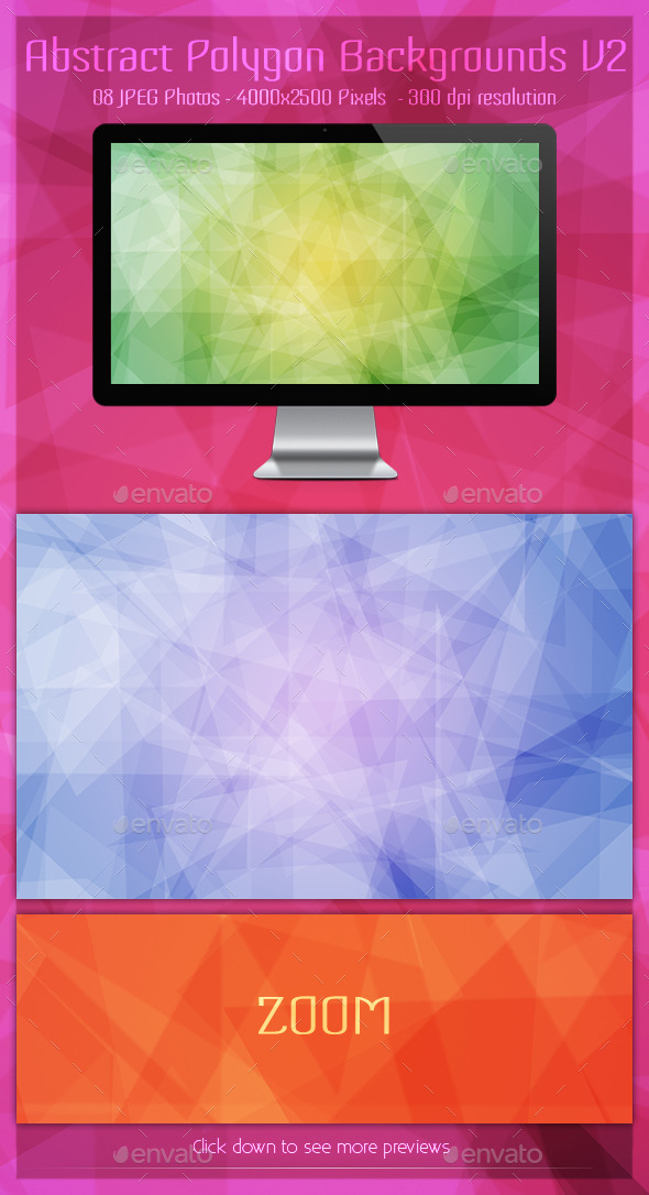 Abstract Polygon Backgrounds V2