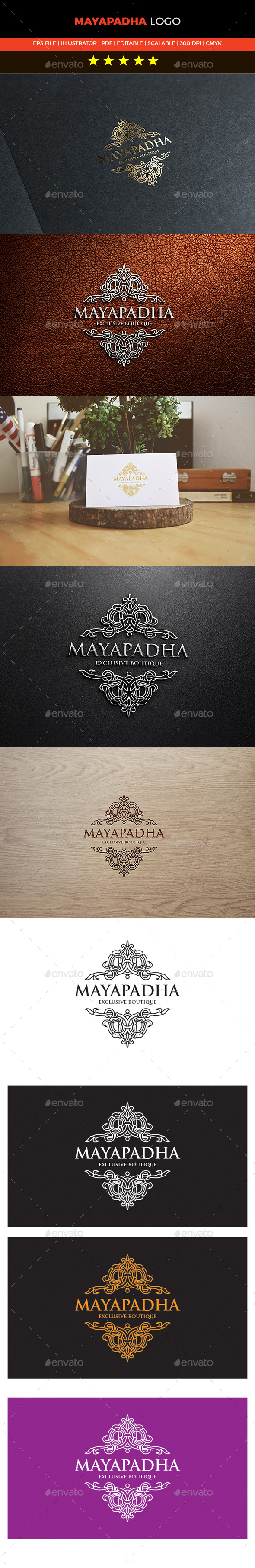 GraphicRiver Mayapadha Boutique Logo 10640531 GraphicRiver Mayapadha Boutique Logo 10640531