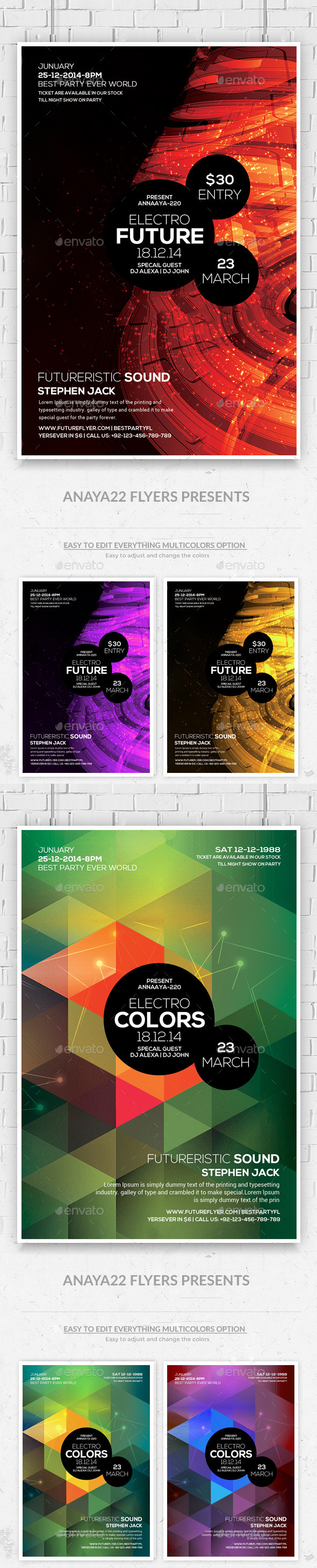 GraphicRiver Minimal Abstract Futuristic Psd Flyers Bundle 10641029 GraphicRiver Minimal Abstract Futuristic Psd Flyers Bundle 10641029