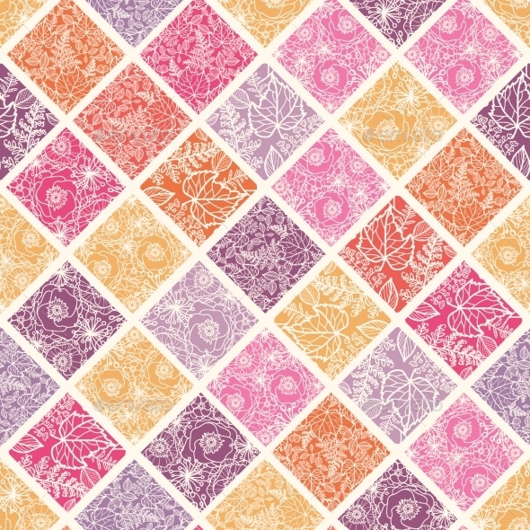 GraphicRiver Floral Mosaic Tiles Seamless Pattern Background 10641732 GraphicRiver Floral Mosaic Tiles Seamless Pattern Background 10641732