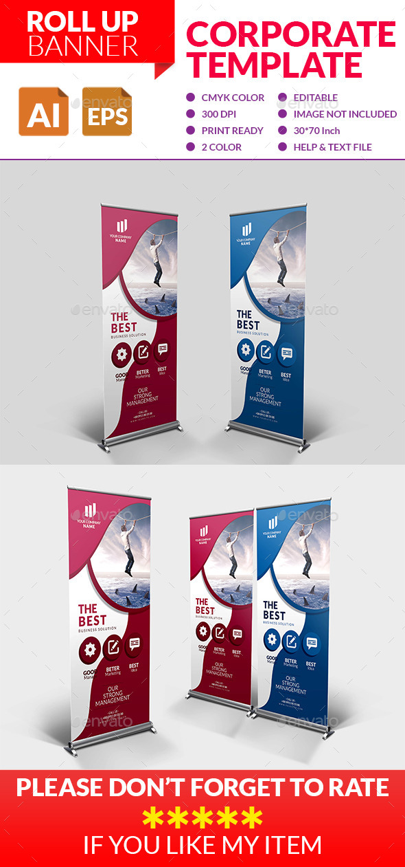 GraphicRiver Corporate Roll-up Banner 10642586 GraphicRiver Corporate Roll-up Banner 10642586