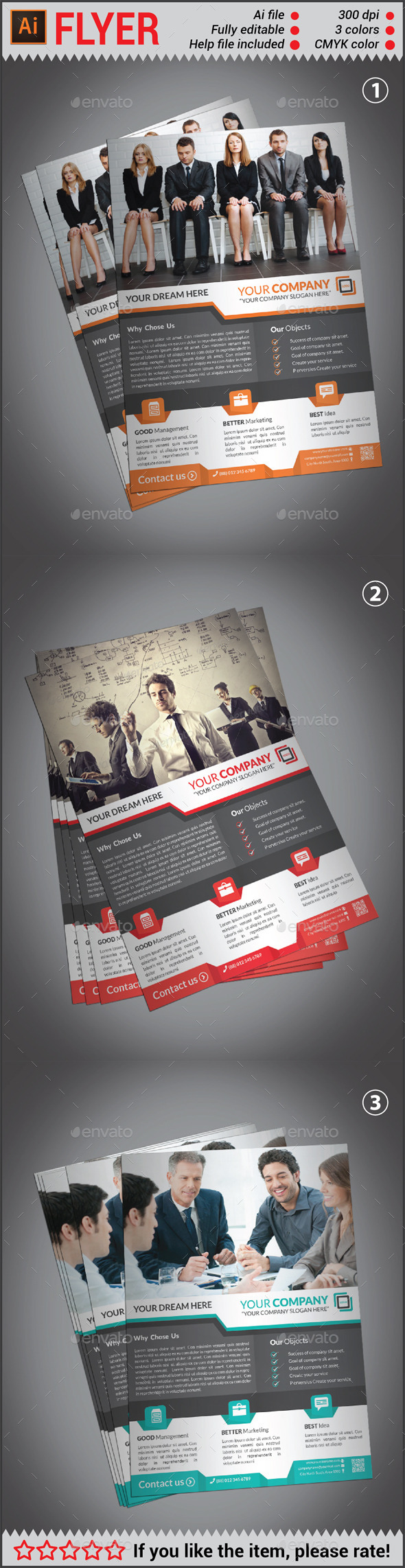 GraphicRiver Creative Corporate Flyer 10643098 GraphicRiver Creative Corporate Flyer 10643098