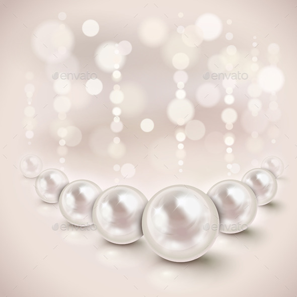 GraphicRiver White Pearls Background 10644053 GraphicRiver White Pearls Background 10644053