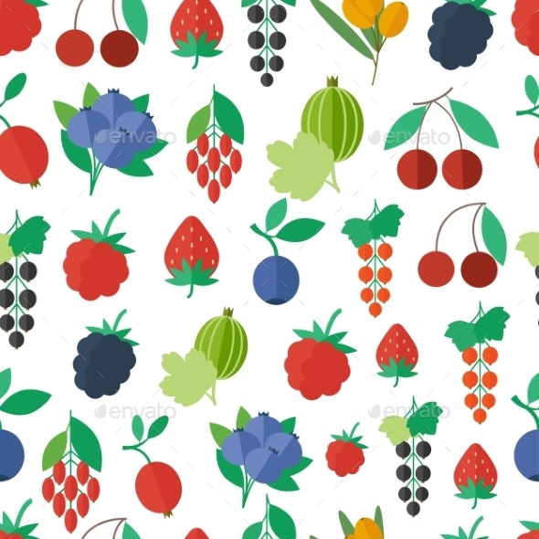 GraphicRiver Seamless Pattern with Fruits and Berries 10645491 GraphicRiver Seamless Pattern with Fruits and Berries 10645491