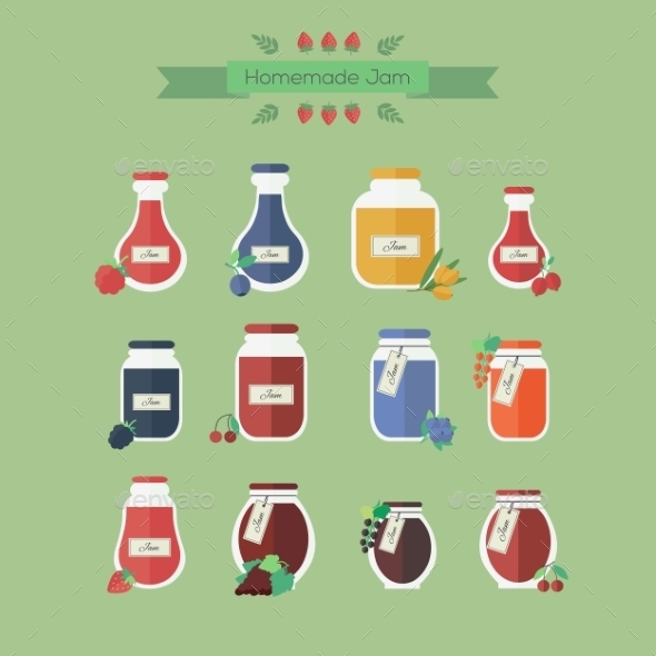 GraphicRiver Jam Jars 10645701 GraphicRiver Jam Jars 10645701