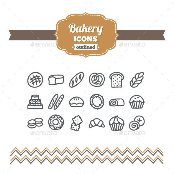 GraphicRiver Hand Drawn Bakery Icons 10646512 GraphicRiver Hand Drawn Bakery Icons 10646512