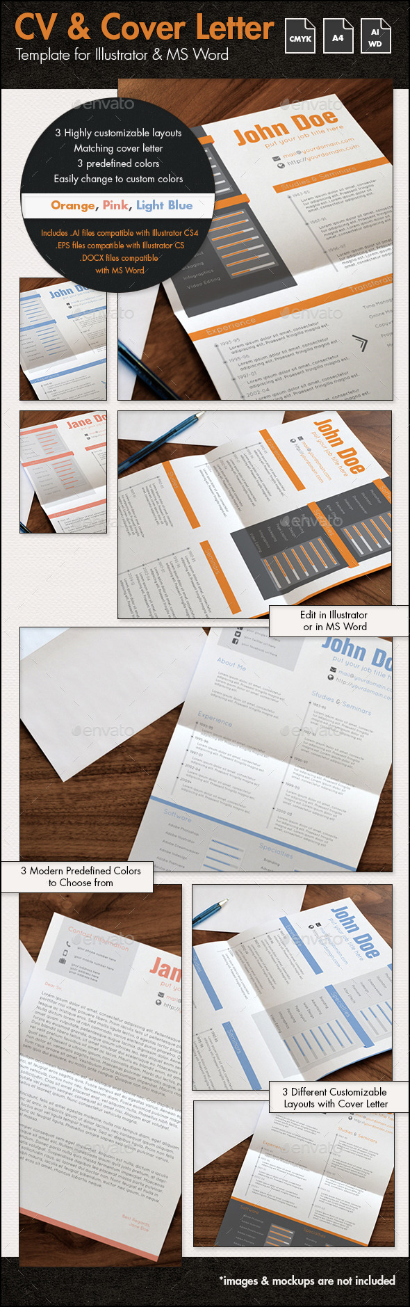 GraphicRiver Creative Resume and Cover Letter A4 Portrait 10646972 GraphicRiver Creative Resume and Cover Letter A4 Portrait 10646972