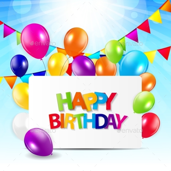 GraphicRiver Colored Balloons Background 10647014 GraphicRiver Colored Balloons Background 10647014