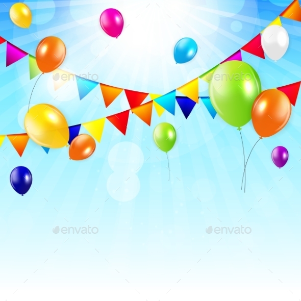 GraphicRiver Colored Balloons Background 10647018 GraphicRiver Colored Balloons Background 10647018