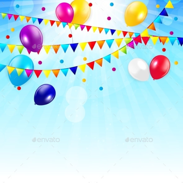 GraphicRiver Colored Balloons Background 10647025 GraphicRiver Colored Balloons Background 10647025