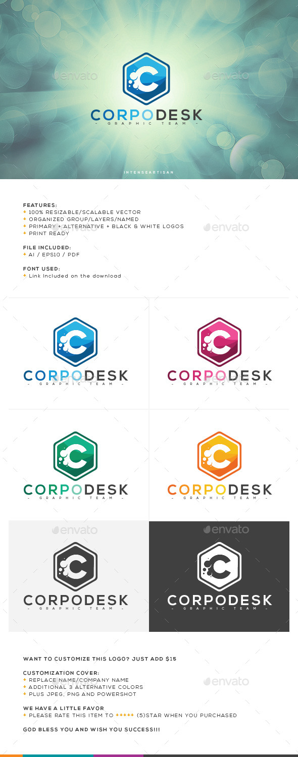 GraphicRiver Corpo Desk Logo Template 10647101 GraphicRiver Corpo Desk Logo Template 10647101