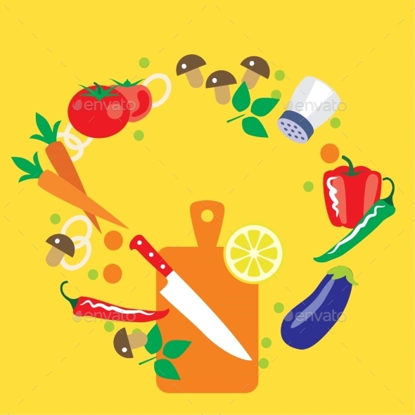 GraphicRiver Kitchen Elements 10647227 GraphicRiver Kitchen Elements 10647227