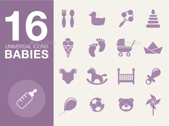 GraphicRiver Baby Symbols Set 10647251 GraphicRiver Baby Symbols Set 10647251
