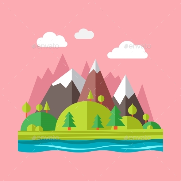 GraphicRiver Landscape Concept 10647530 GraphicRiver Landscape Concept 10647530