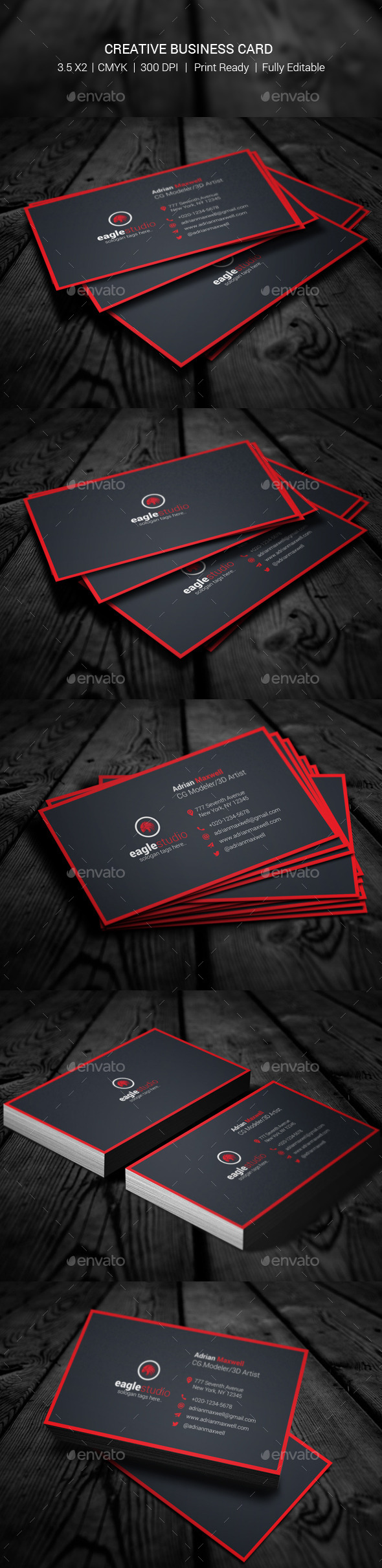 GraphicRiver Creative Business Card 10647703 GraphicRiver Creative Business Card 10647703