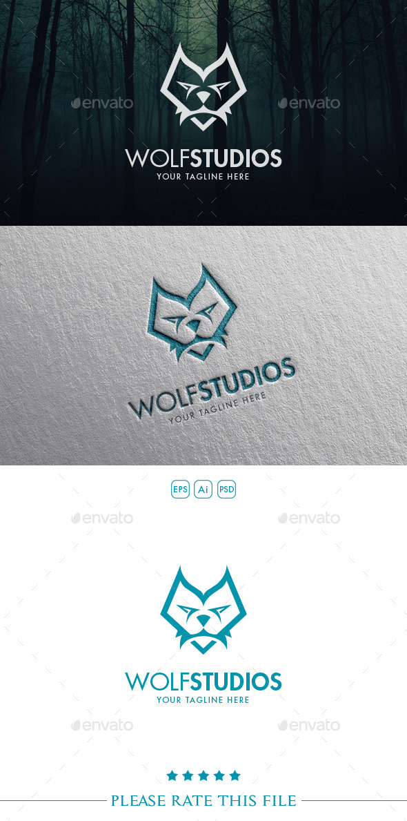 GraphicRiver Wolf Logo 10647783 GraphicRiver Wolf Logo 10647783
