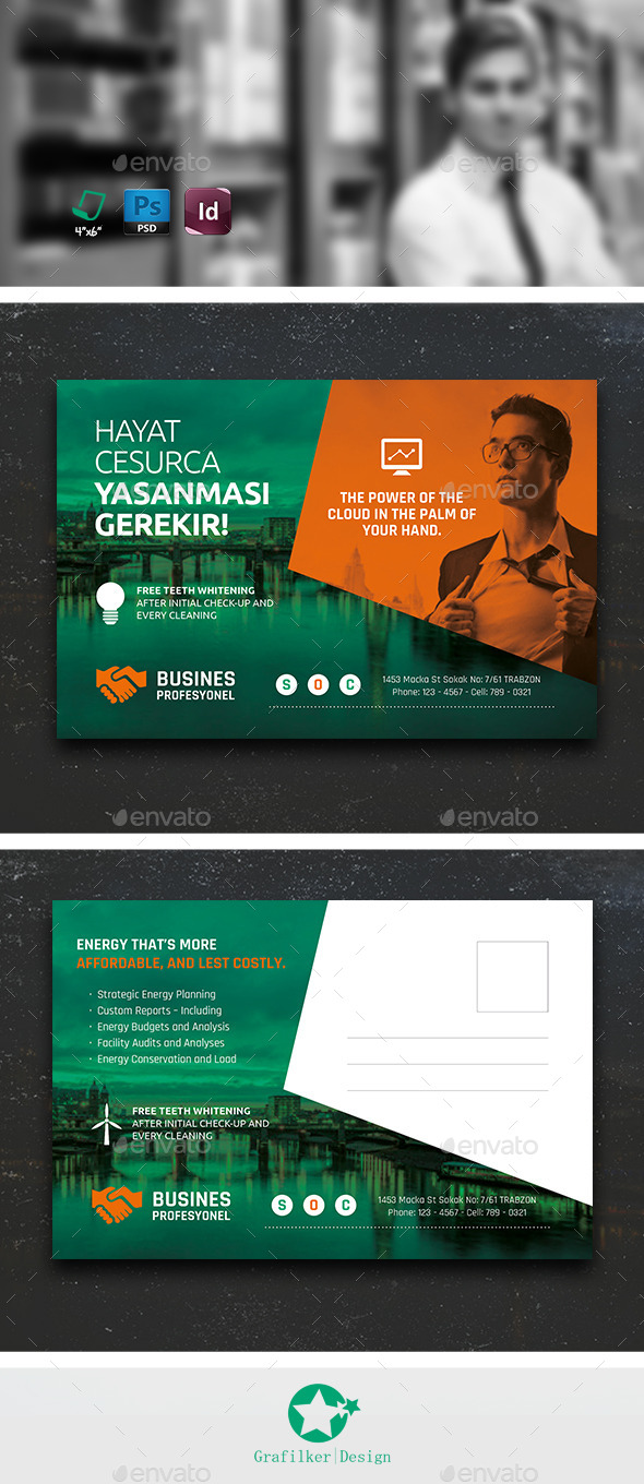 GraphicRiver Corporate Postcard Templates 10648063 GraphicRiver Corporate Postcard Templates 10648063